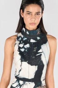 RC Mini-Robe À Imprimé Marble Noir/Blanc TWT130-9MN18