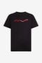 RC Black T-shirt with Snake Logo Embroidery RC Black T-shirt with Snake Logo Embroidery BLACK ROT60C-JD065