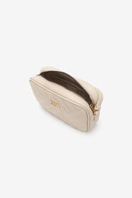 CL Quilted Crossbody Bag BEIGE SXB00E-AB076