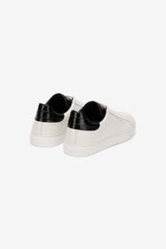 RC Baskets Basses Blanches WHITE/BLACK SOS00A-PZ598