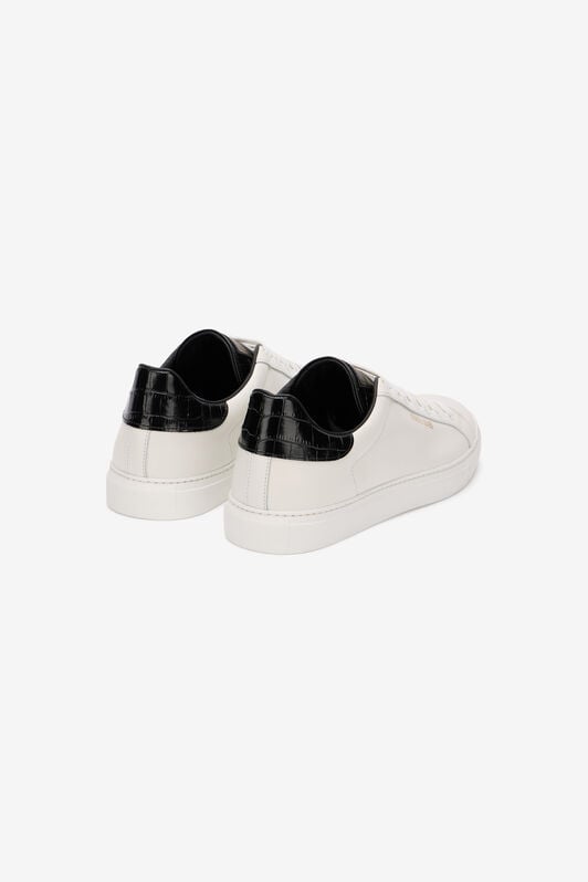 RC White Low Top Sneakers WHITE/BLACK SOS00A-PZ598