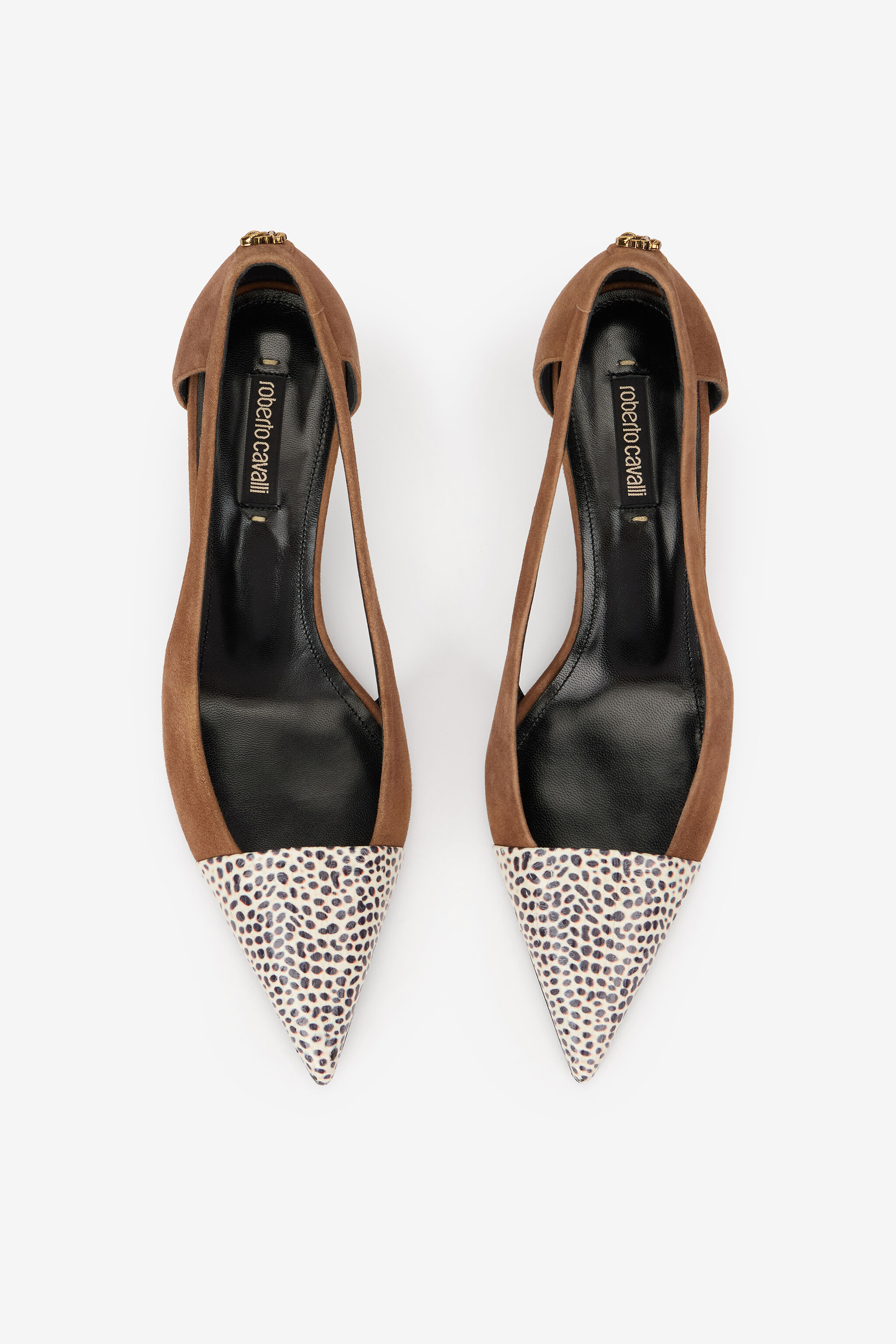 RC Shark Print Leather Pumps RC Shark Print Leather Pumps TABACCO/ST.SHARK TKS046-PA008