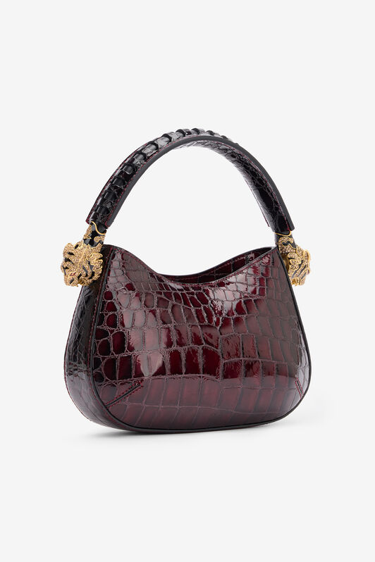 RC Sac Avec Logo Et Écailles De Crocodile Violet TWB002-PZE01