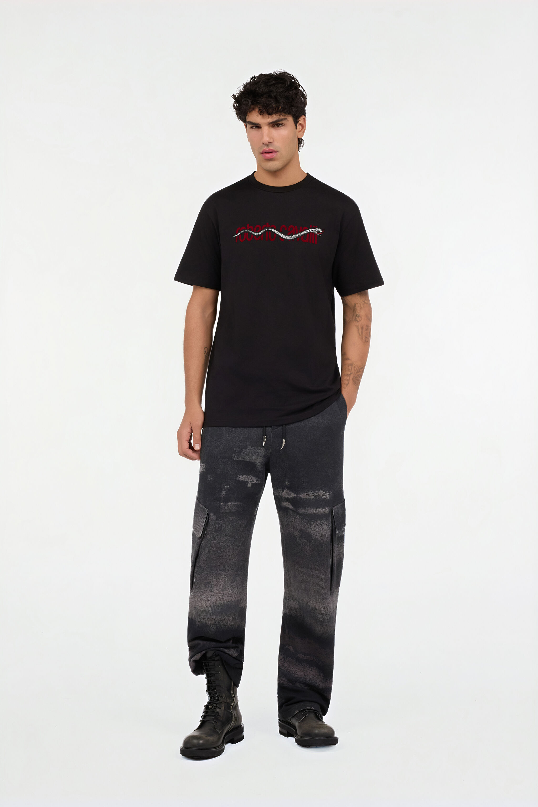 RC Mélange Grey Pants with Washed Effect RC Mélange Grey Pants with Washed Effect GREY MELANGE VNT25C-FOP69
