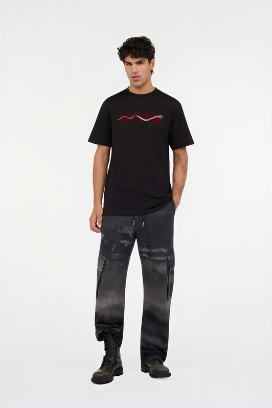 RC Mélange Grey Pants with Washed Effect RC Mélange Grey Pants with Washed Effect GREY MELANGE VNT25C-FOP69