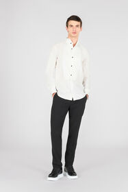 RC Shirt with plastron White SMT730-CH038