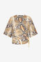 RC T-shirt Imprimé Python Marron UWT605-KWN93