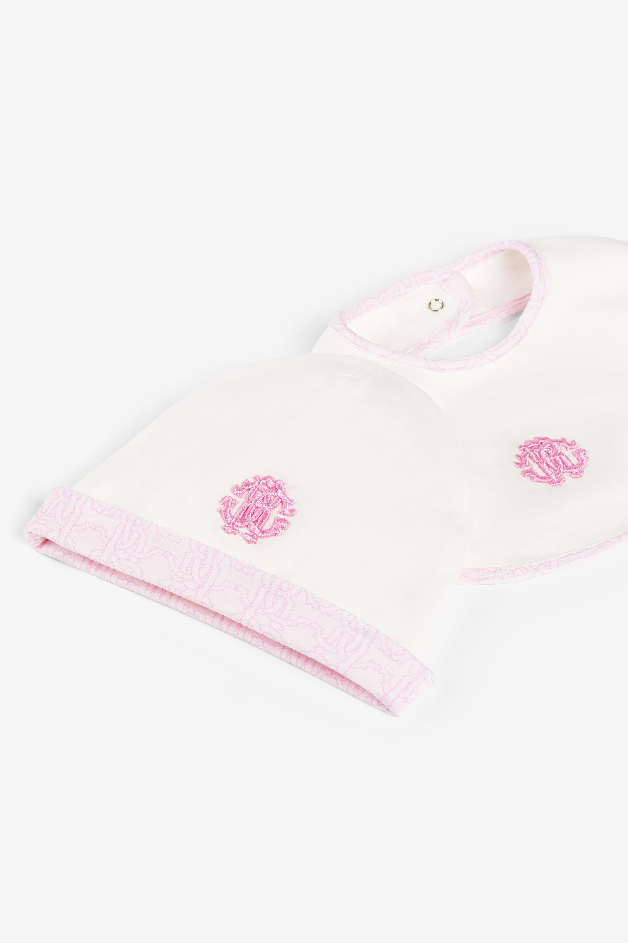 JU Babywachstums-Set mit RC-Monogramm JU Babywachstums-Set mit RC-Monogramm Rosa PJT855-JV025