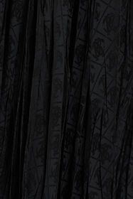 RC Silk Midi Skirt with Monogram RC Black VKT306-RK010