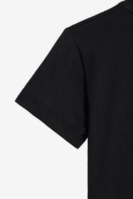 JU Floral print T-shirt BLACK VJT62F-JD001
