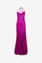 RC Robe Longue en Soie Froissée RC Robe Longue en Soie Froissée Fuchsia UWT125-SE045