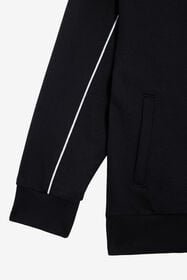JU Cotton hoodie BLACK VJT68D-CF050