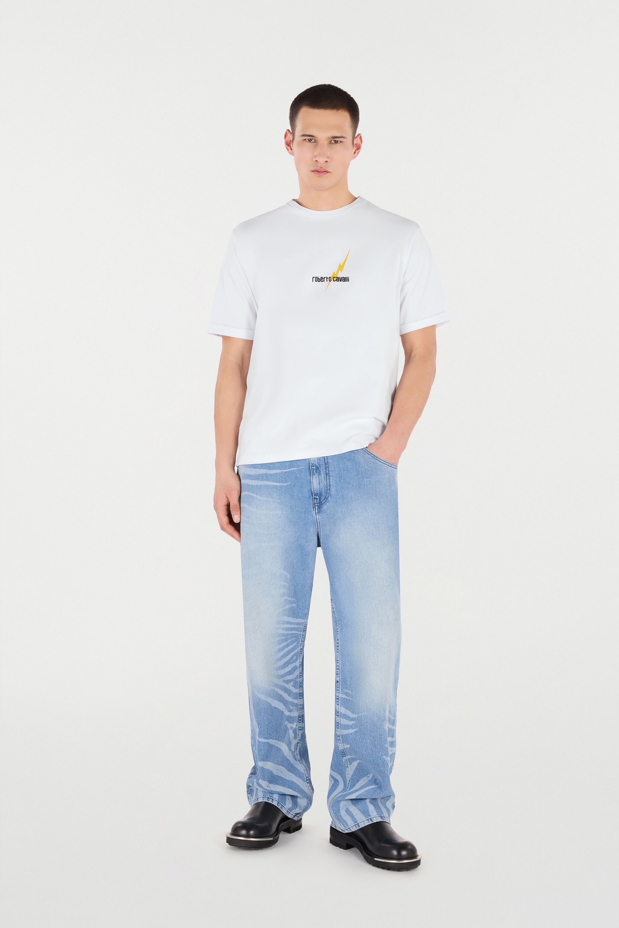 RC T-Shirt Avec Imprimé Et Logo Blanc POT62B-JD060