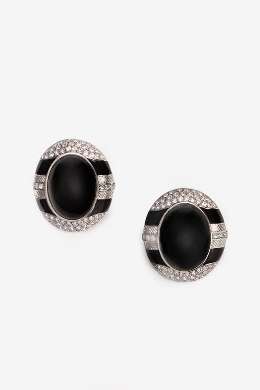 RC Ohrringe Black BLACK/PALL/CRY XWG001-AM011