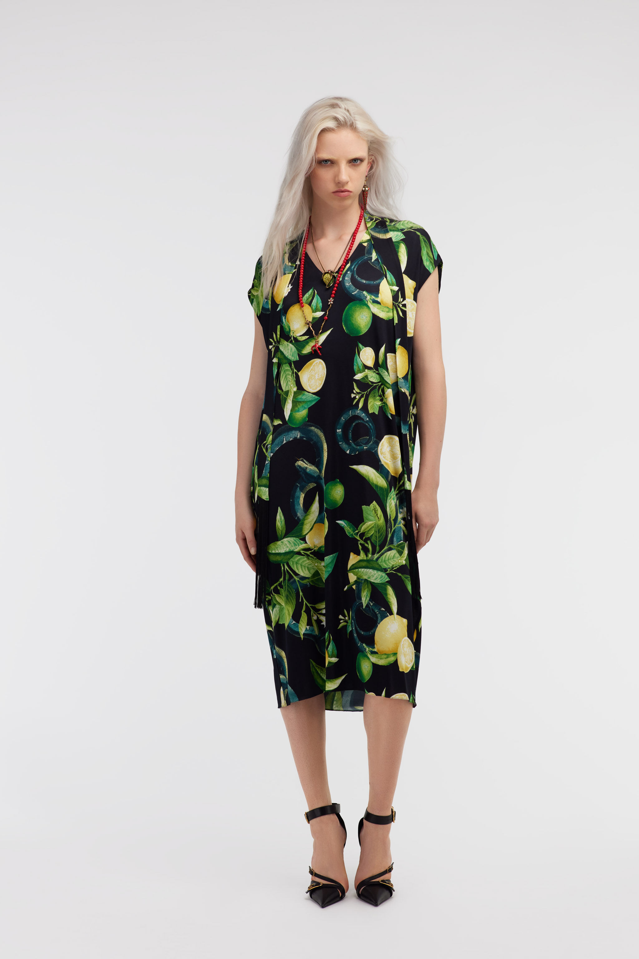 RC Dress Lemon print RC Dress Lemon print Black SKT130-JRI89