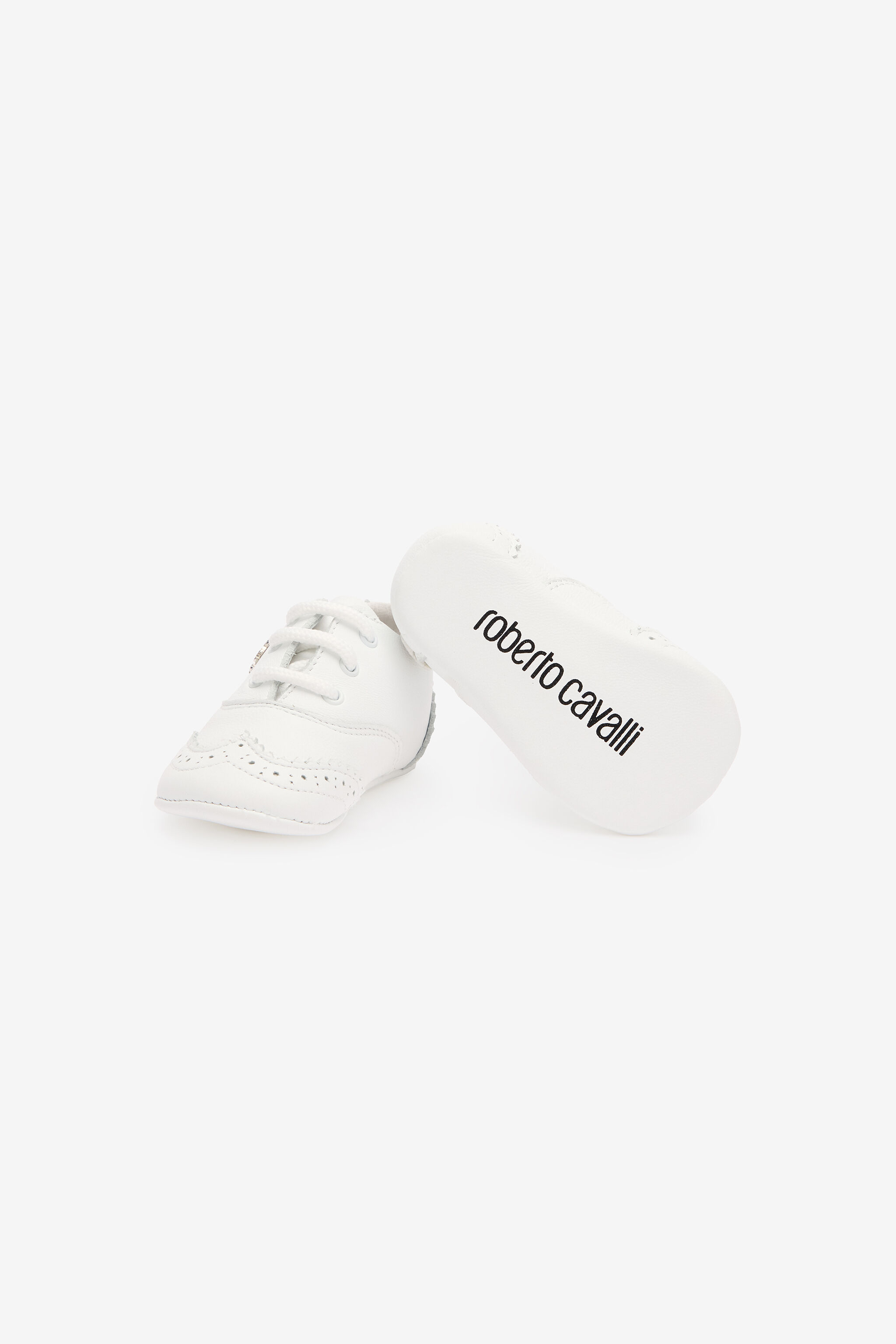 JU Mokassins im Brogue-Stil mit Schnürung JU Mokassins im Brogue-Stil mit Schnürung WHITE TJS00L-ZCJ01