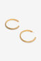 RC Créoles en or vieilli à motifs d’écailles RC Créoles en or vieilli à motifs d’écailles OLD GOLD WWG017-AM001