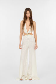 RC Tuta Bianca Con Stampa Serpentine e Cut-out WHITE WWT112-HES36