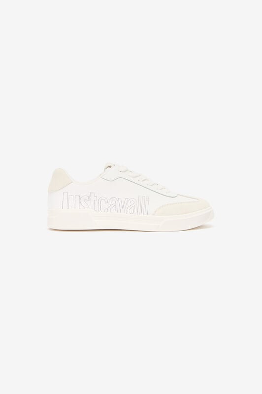 JC Sneakers With Perforated Logo JC Sneakers With Perforated Logo White UFS017-UF292