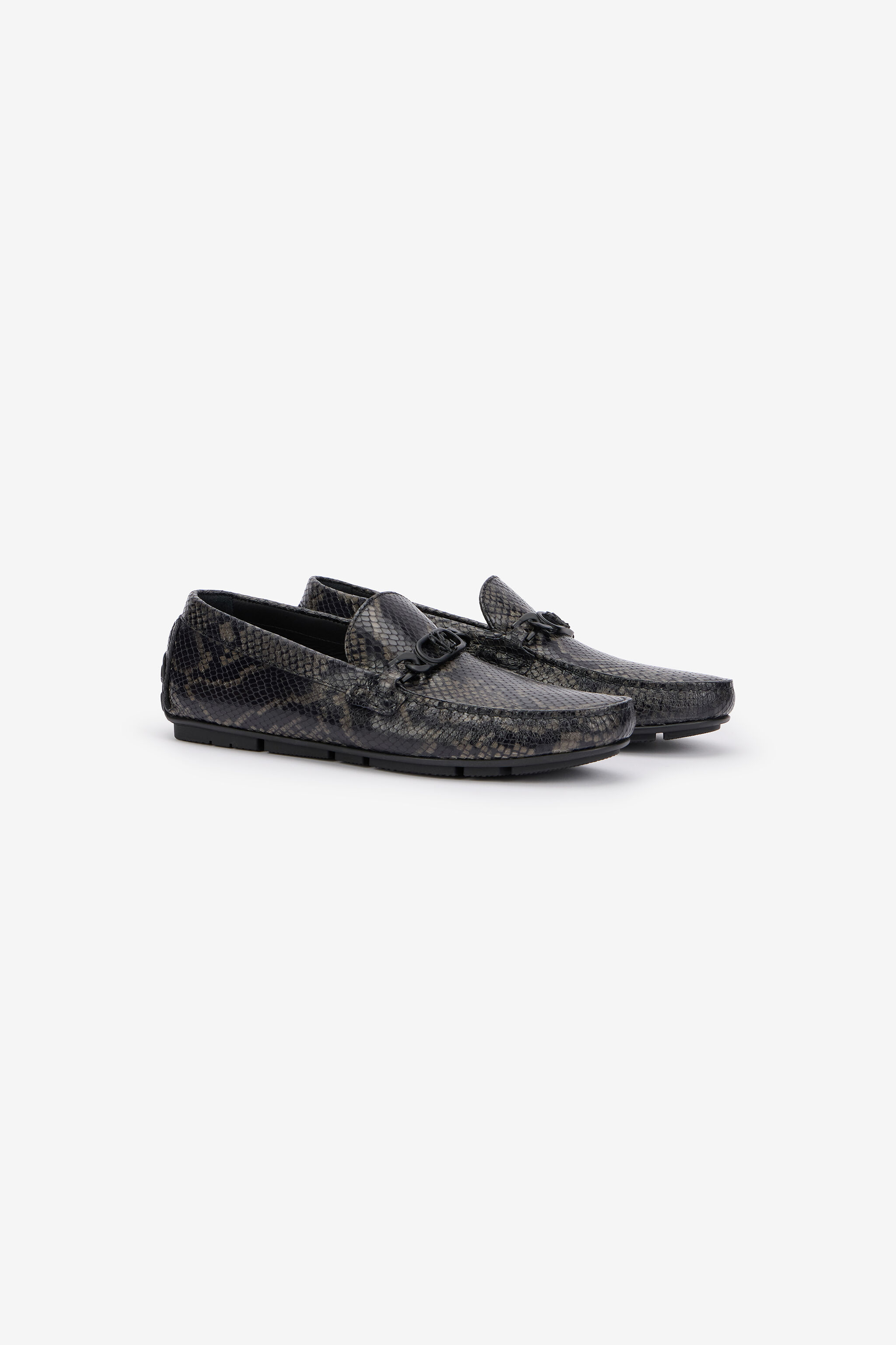 RC Mocassin à Imprimé Python RC Mocassin à Imprimé Python PITONE ANTRACITE TRS034-PZ181