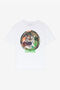 JU Tiger-Print Cotton T-Shirt White RJT629-JD001