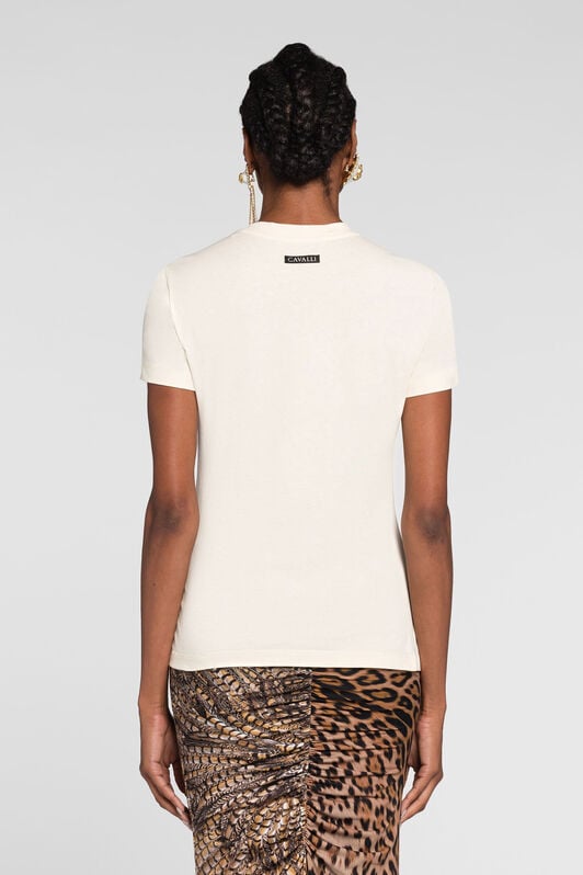 RC Logo-embroidered cotton T-shirt RC Logo-embroidered cotton T-shirt IVORY QKT60A-JD060