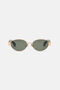 RC Occhiali da sole con decoro metallico effetto serpente. SHINY TOTAL ROSE GOL UALD36-ID233