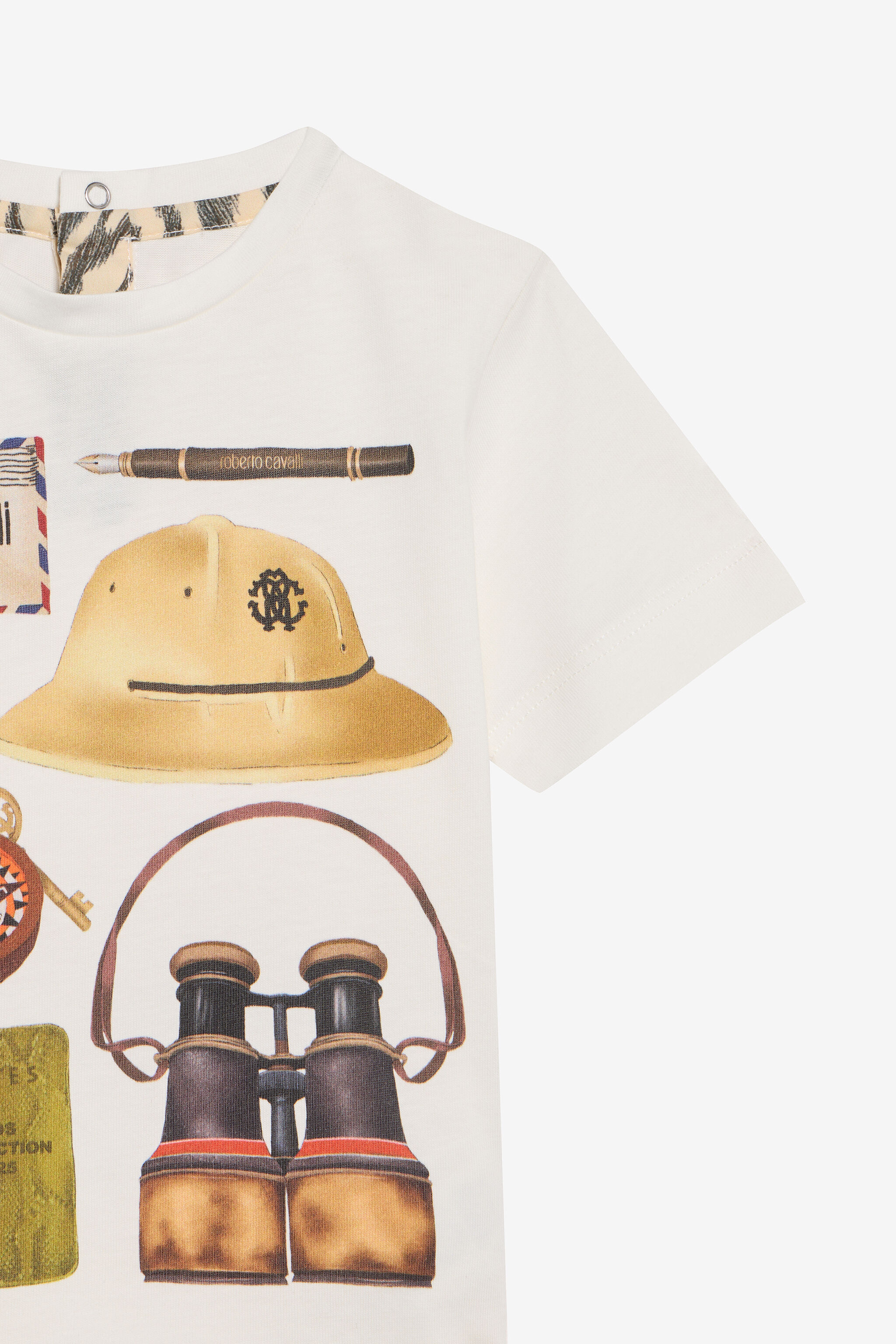 JU T-shirt mit Explorer-Print JU T-shirt mit Explorer-Print MILKY WHITE UJT618-JD001
