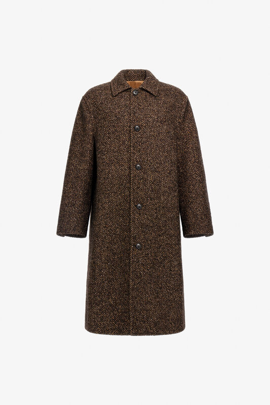 RC Double-breasted coat Brown TRT520-WP053