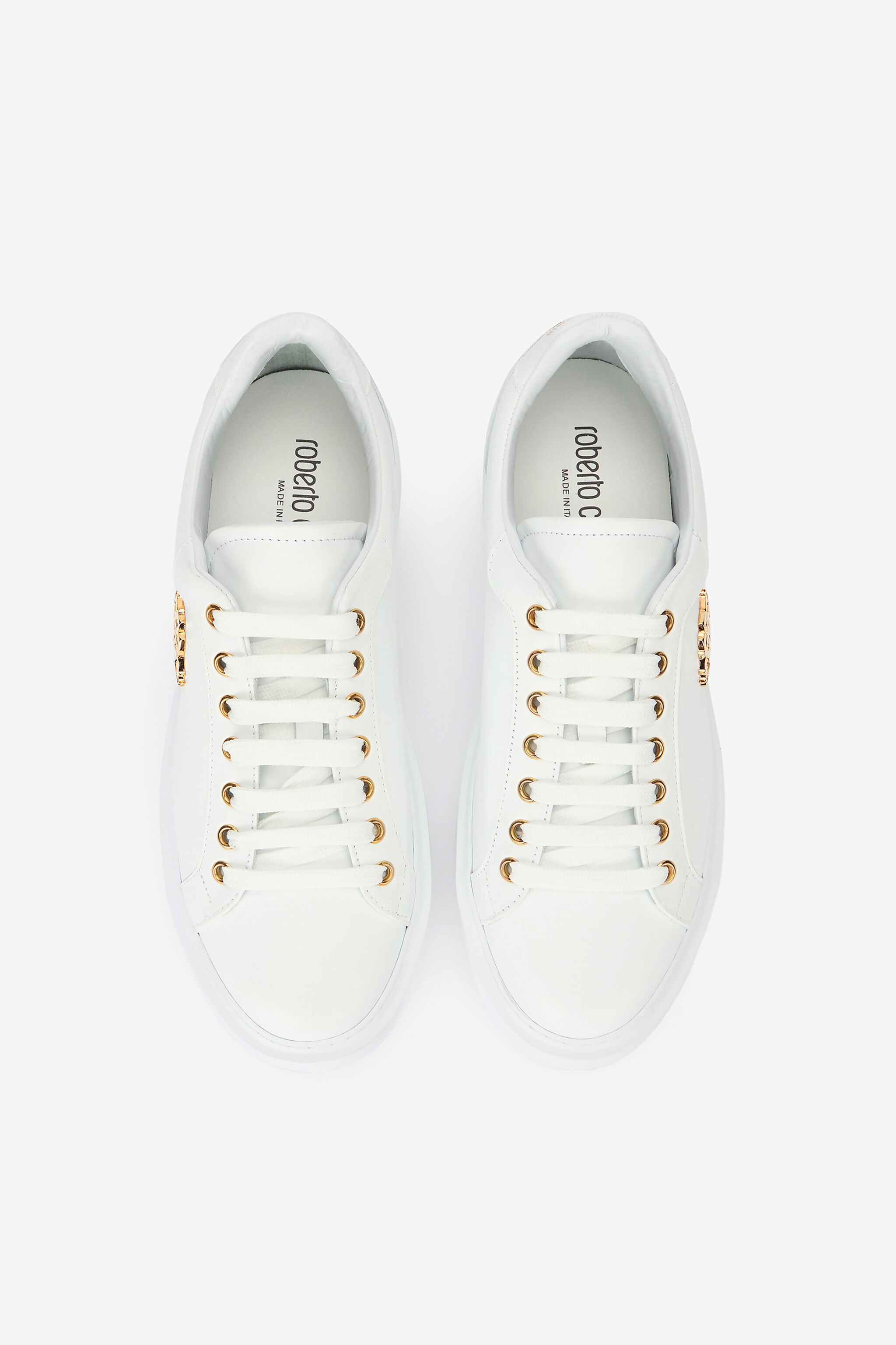 RC White Sneaker With Monogram RC RC White Sneaker With Monogram RC WHITE/WHITE OOS01D-PZ085