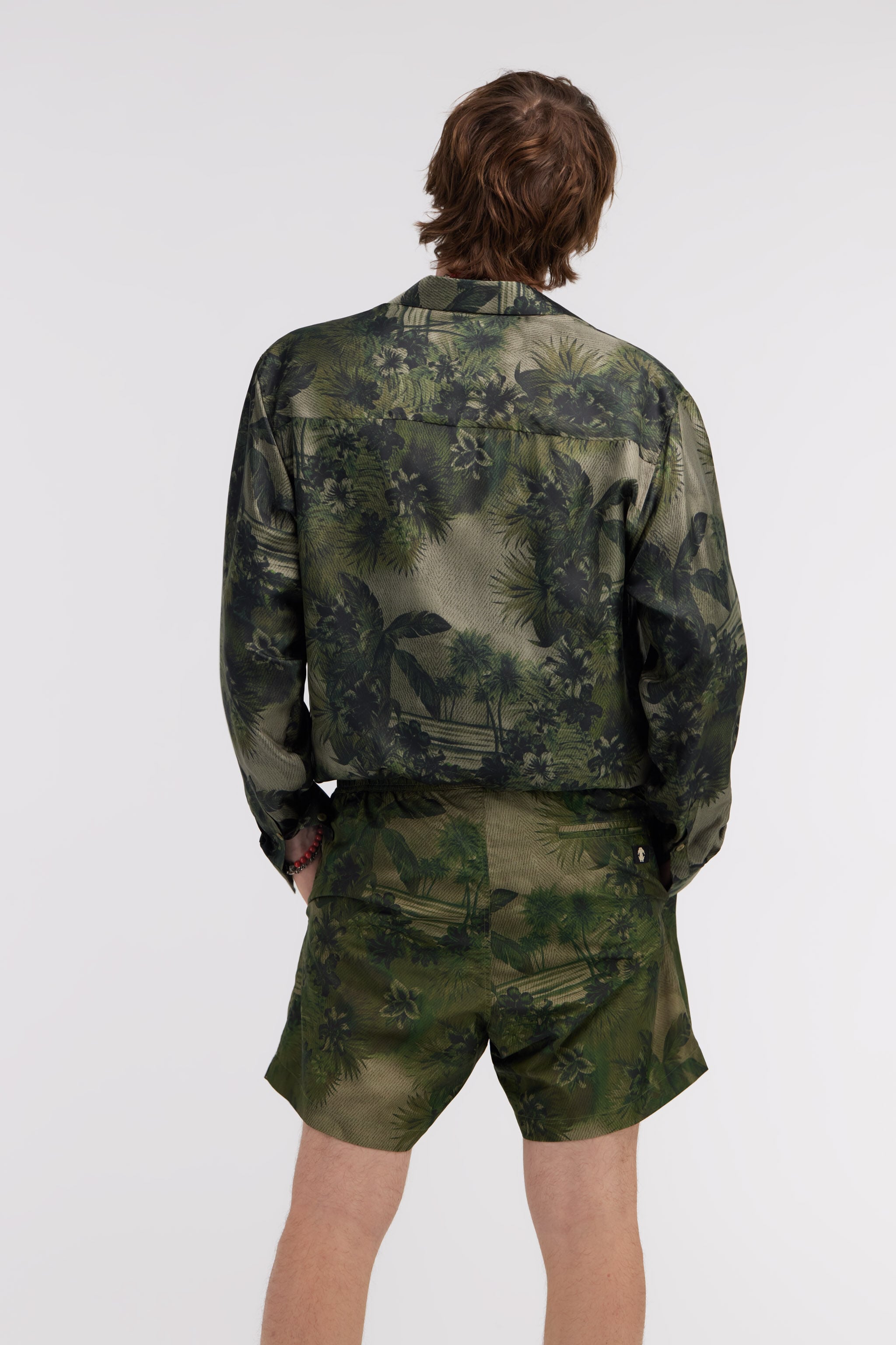 RC Print shirt Dark green SRT713-4QI84