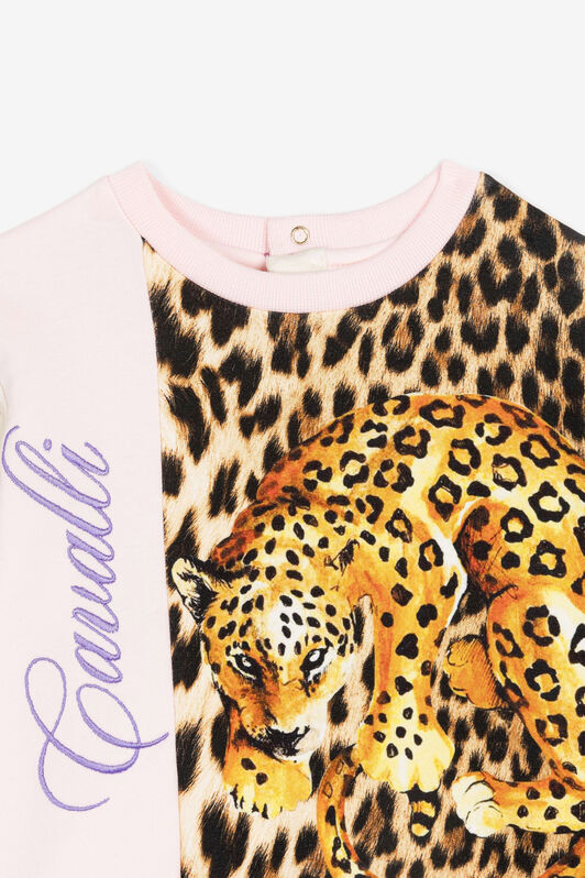 JU Patchwork-Print Sweatshirt JU Patchwork-Print Sweatshirt Light brown OJT950-ISA2J