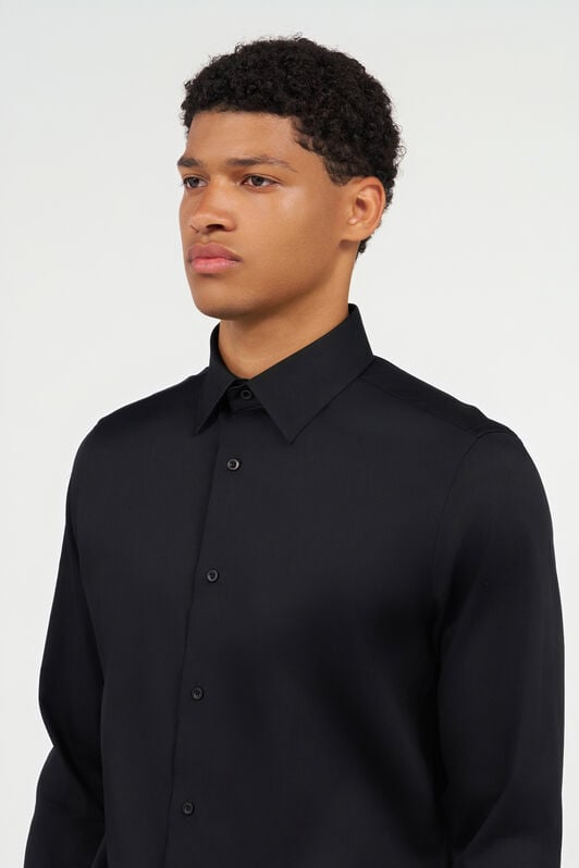 RC Black Shirt With Monogram RC RC Black Shirt With Monogram RC BLACK QOT70G-RD054