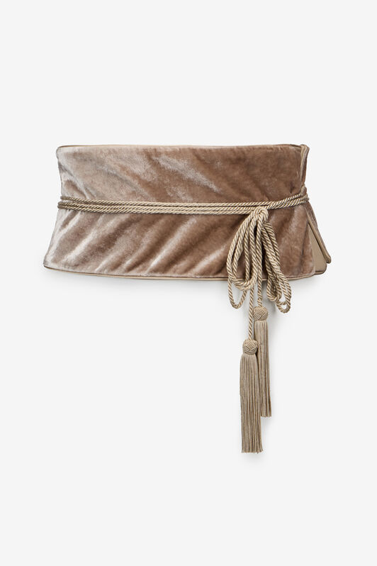 RC Beige Sash Belt Light Brown VWC009-VL054