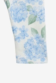 JU Leggings avec imprimé New Heritage WHITE/BLUE WJT200-JFR13