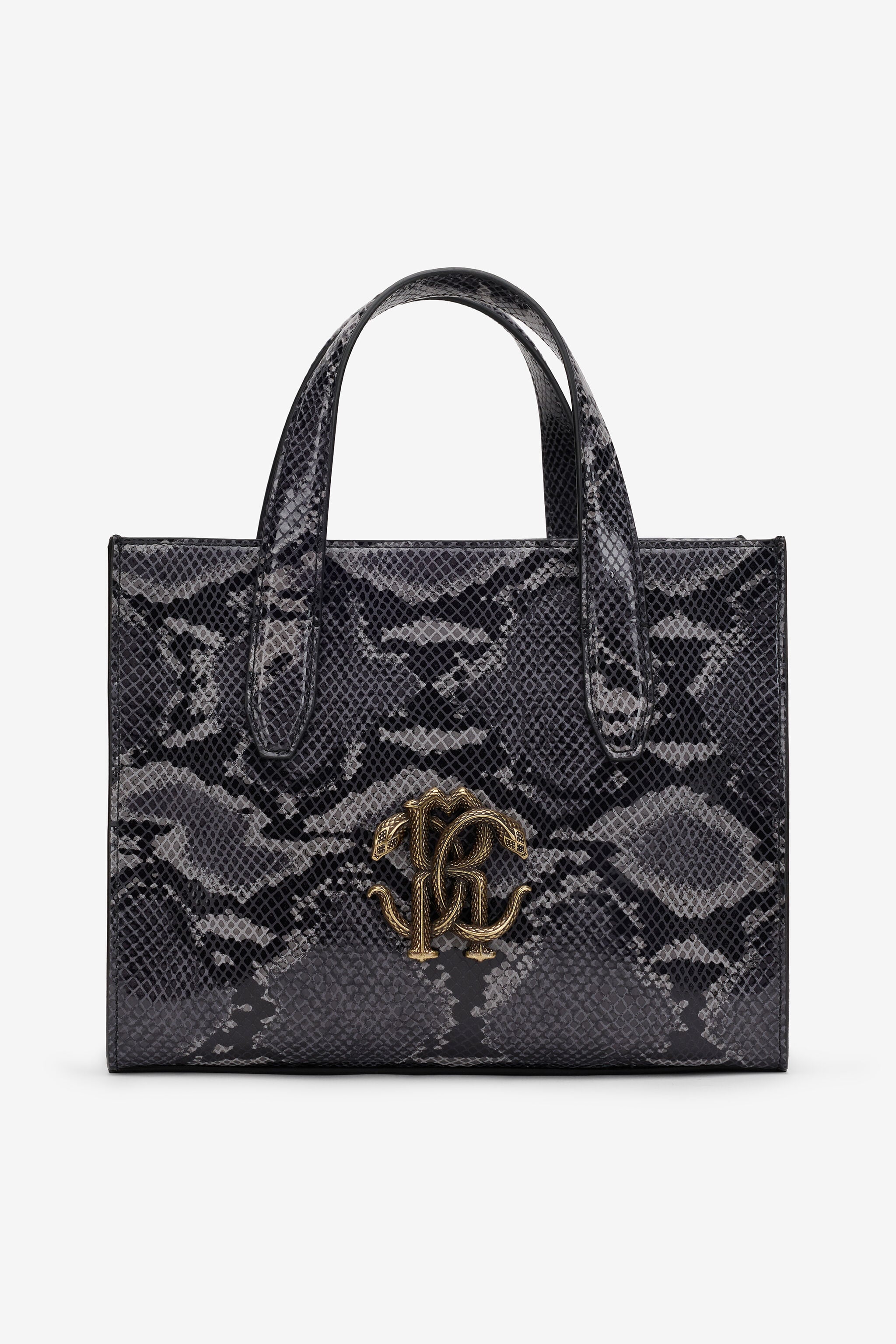RC Snake Print Shopping Bag RC Snake Print Shopping Bag ASPHALT ROB00F-PZ03S