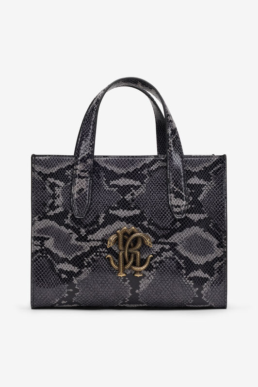 RC Snake Print Shopping Bag RC Snake Print Shopping Bag ASPHALT ROB00F-PZ03S
