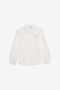 JU White Cotton Shirt With Ruffles JU White Cotton Shirt With Ruffles OPTICAL WHITE VJT70A-CH004