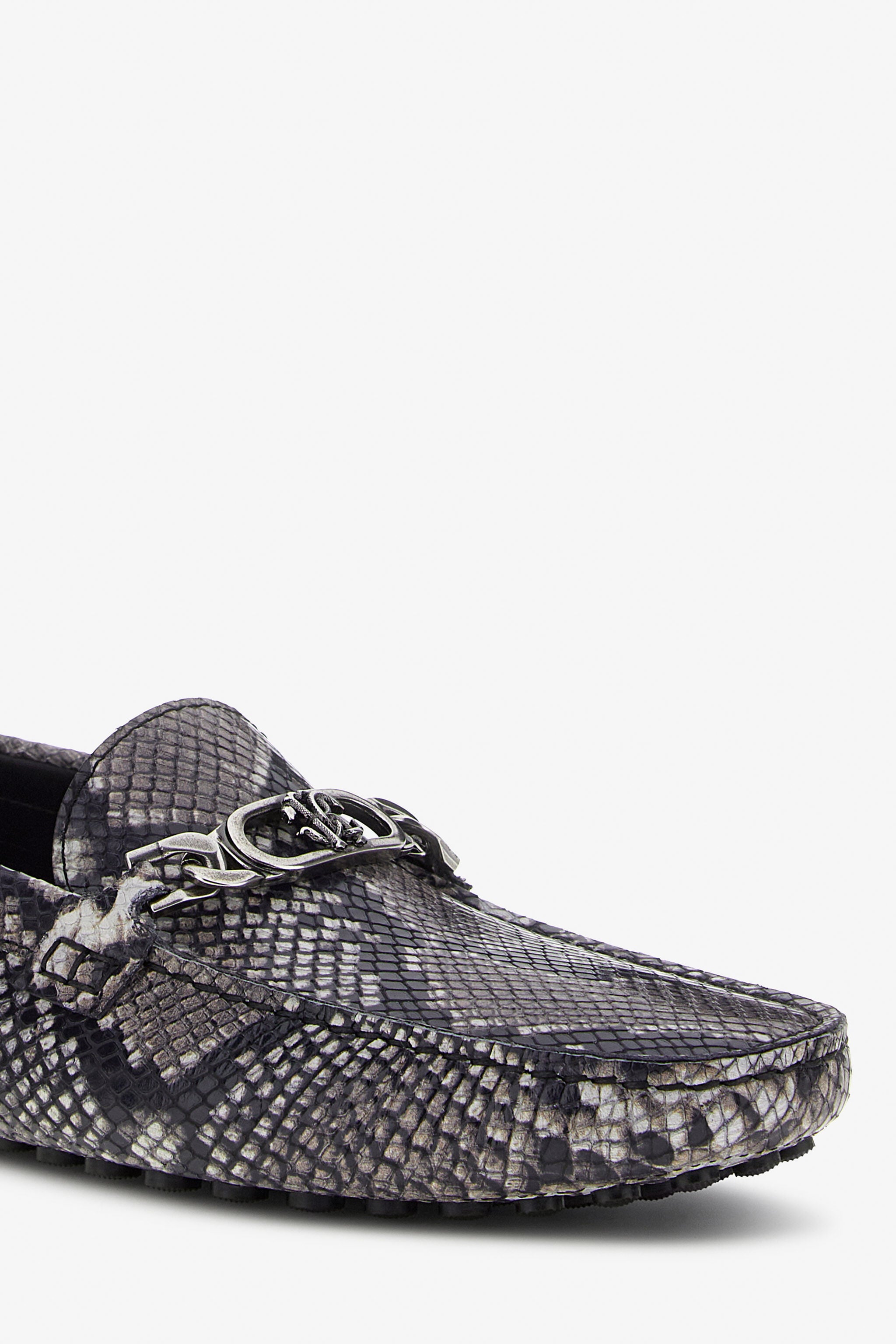RC RC logo Mocassins Gris foncé SRS024-PZ181