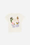 JU T-shirt à imprimé floral JU T-shirt à imprimé floral MILKY WHITE VJT602-JD001