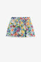 JU Flower-Print Skirt Light blue PJT316-2TF11