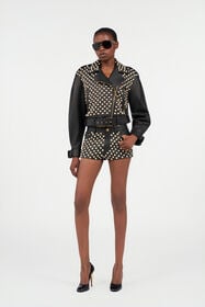 RC Leather Bomber Jacket BLACK WKP800-PN001