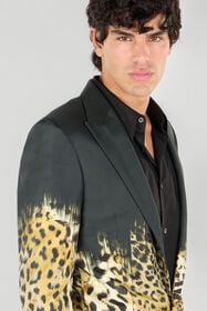 RC Jaguar Skin print blazer Light Brown SRT403-4QL48