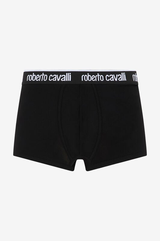 RC Roberto Cavalli Logo Boxer Shorts RC Roberto Cavalli Logo Boxer Shorts Black TRO02A-JJ016