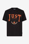 JC T-Shirt mit Lovers Club-Print JC T-Shirt mit Lovers Club-Print BLACK VFT060-VF104