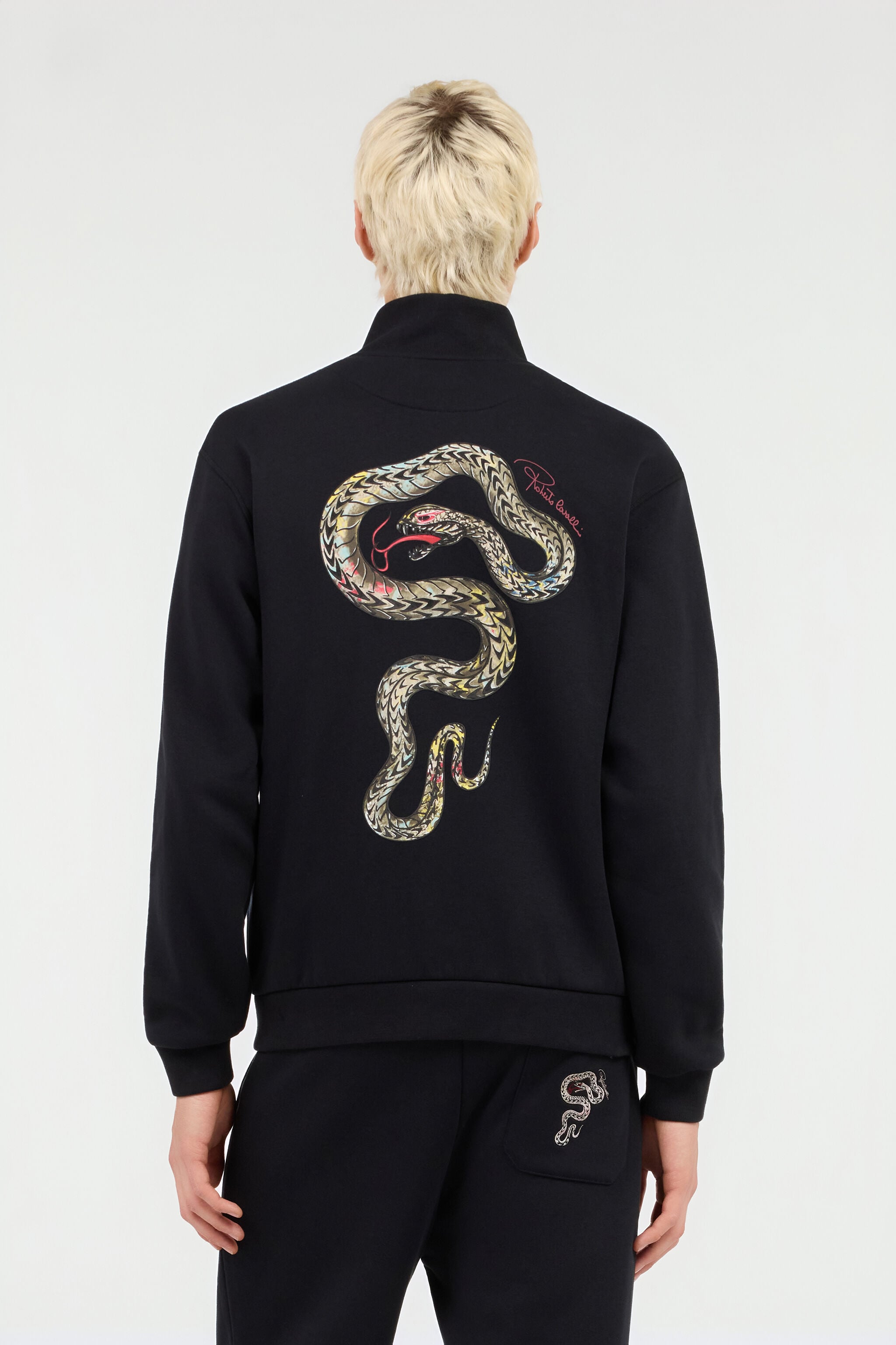 RC Sweatshirt Imprimé Viper Tattoo RC Sweatshirt Imprimé Viper Tattoo BLACK ROT66B-CF059