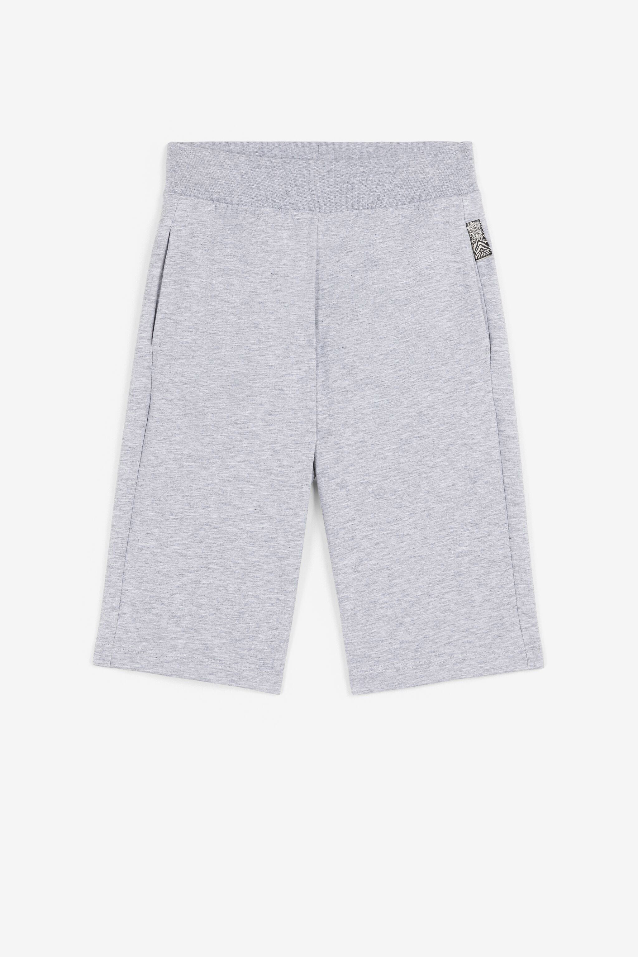 JU Logo-Print Shorts JU Logo-Print Shorts GREY MELANGE QJT237-CF050