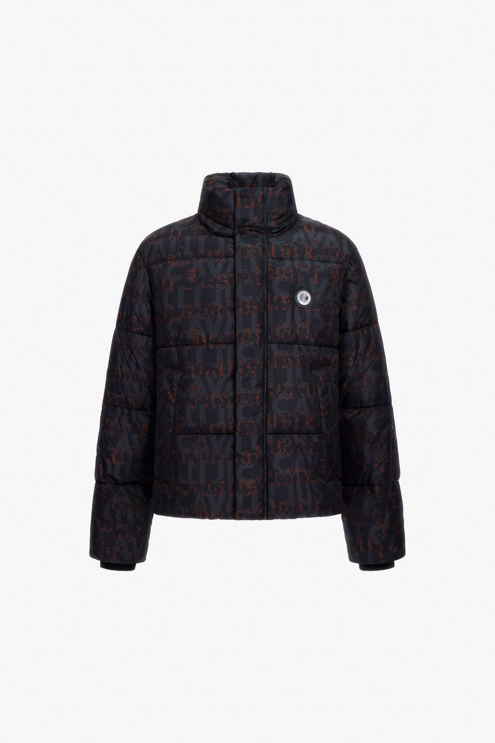 Just Cavalli Down Jacket in Black for Men | Roberto Cavalli®