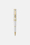 RC Stylo à bille Chevron Roberto Cavalli, coloris argent et or bicolore SILVER & GOLD VALG07-IG269