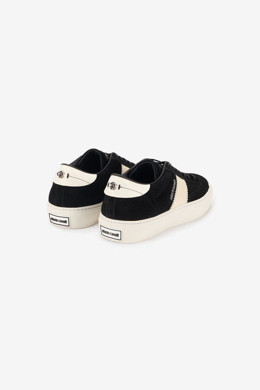 RC Sneakers nere con banda laterale avorio RC Sneakers nere con banda laterale avorio BLACK TOS00K-PZC15